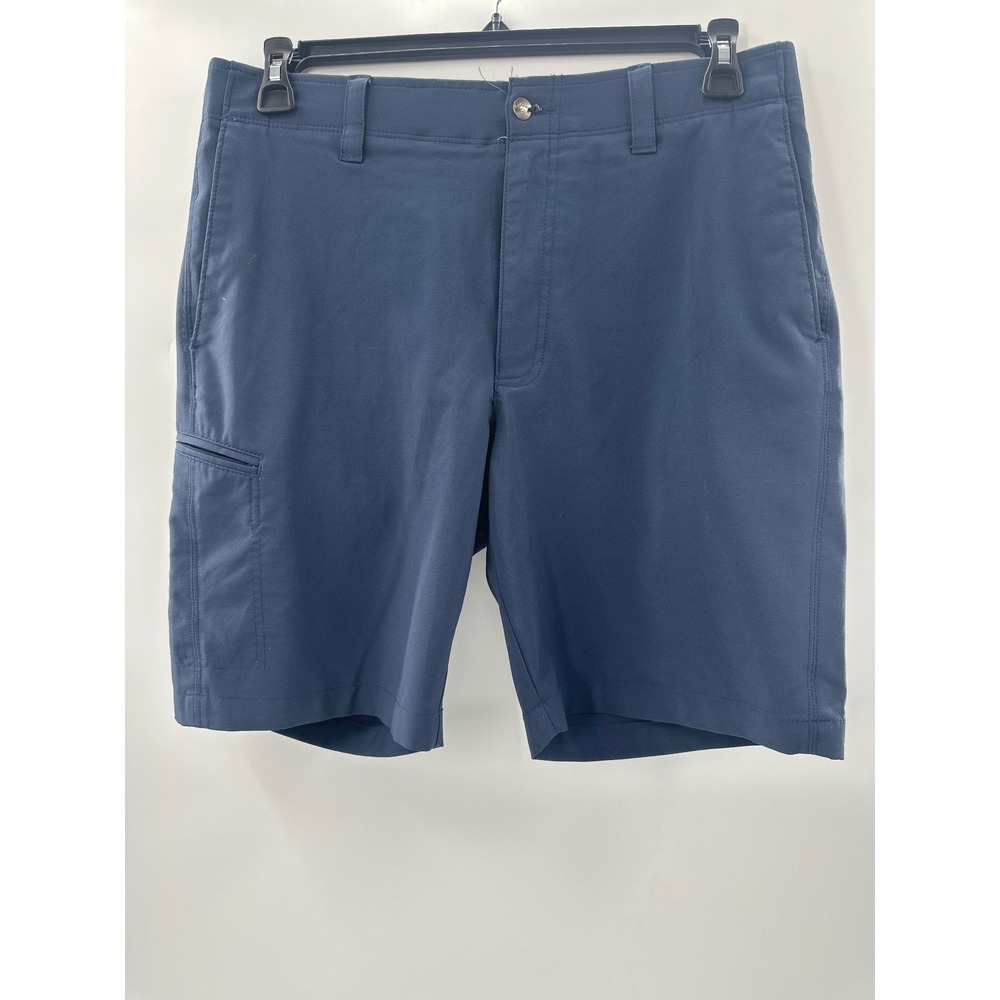 Callaway Golf Shorts Mens 34 Navy Blue Stretch Performance Flat Front Pockets